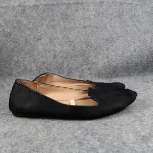 Merona Shoes Womens 8.5 Ballet Flat Loafer Skimmer Casual Slip On Black